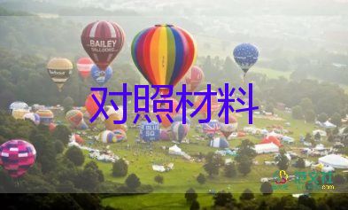 生活會班子對照材料7篇