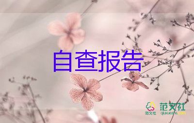 安全自檢自查報(bào)告推薦5篇