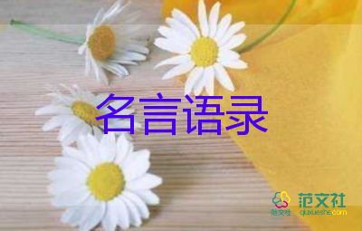 關(guān)于經(jīng)典名言名句摘抄2篇